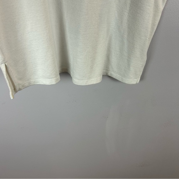 Aritzia Wilfred Free White Relaxed Short Sleeve T-Shirt Size Large - Picture 6 of 9